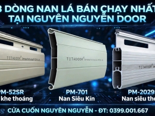 TOP 3 MẪU LÁ CÔNG NGHỆ ĐỨC BÁN CHẠY NHẤT - NGUYÊN NGUYỄN DOOR