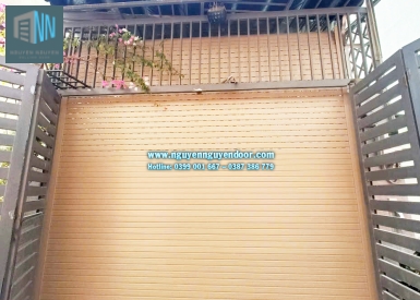 CỬA CUỐN KHE THOÁNG CÔNG NGHỆ ĐỨC TẠI ĐƯỜNG 40 HIỆP BÌNH CHÁNH