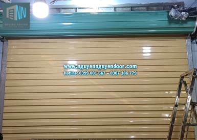 CỬA CUỐN TOLE TẤM LIỀN CÔNG NGHỆ ÚC TẠI TÔ NGỌC VÂN, THỦ ĐỨC