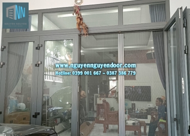 CỬA LƯỚI CHỐNG MUỖI KHÔNG RAY - CÁNH NỐI TẠI ĐS 1, TAM BÌNH, THỦ ĐỨC