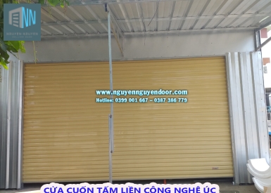 CỬA CUỐN TẤM LIỀN CÔNG NGHỆ ÚC TẠI HÓC MÔN, TP HCM