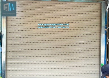 CỬA CUỐN KHE THOÁNG CÔNG NGHỆ ĐỨC TẠI ĐƯỜNG SỐ 10 TAM BÌNH