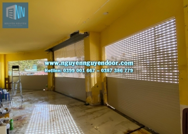 CỬA CUỐN KHE THOÁNG CÔNG NGHỆ ĐỨC TẠI NGUYỄN XÍ, BÌNH THẠNH