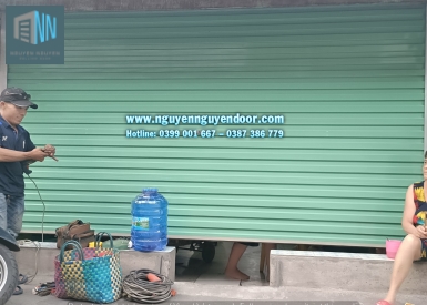 CỬA CUỐN TOLE HAI MÀU CÔNG NGHỆ ÚC NHÀ CHÚ HÙNG ĐS 6, HIỆP BÌNH PHƯỚC, TP THỦ ĐỨC