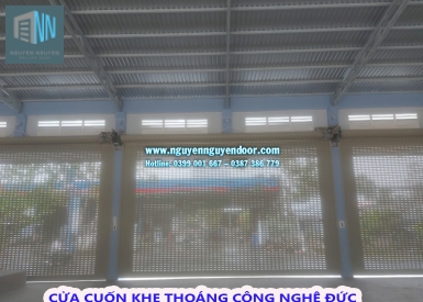CỬA CUỐN KHE THOÁNG CÔNG NGHỆ ĐỨC TẠI QUẬN 2 – P1