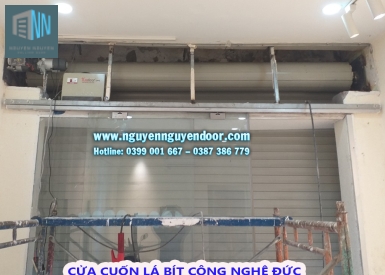 CỬA CUỐN LÁ BÍT CÔNG NGHỆ ĐỨC – P1