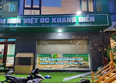 CÔNG TRÌNH CỬA CUỐN CN ĐỨC TRƯỜNG MẦM NON KHANG ĐIỀN, QUẬN 9