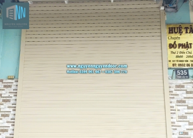 CỬA CUỐN KHE THOÁNG CÔNG NGHỆ ĐỨC TẠI TÔ NGỌC VÂN