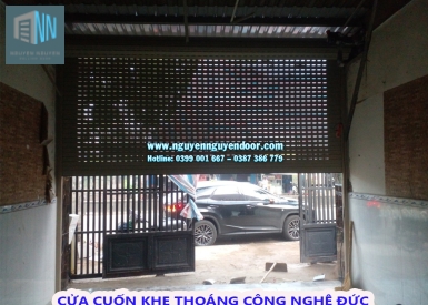 CỬA CUỐN KHE THOÁNG CÔNG NGHỆ ĐỨC TẠI HÓC MÔN, TP HCM