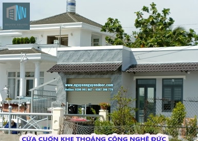 CỬA CUỐN KHE THOÁNG CÔNG NGHỆ ĐỨC TẠI THANH ĐA, BÌNH THẠNH