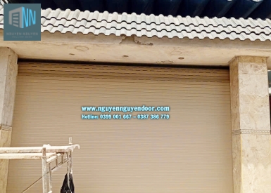 CỬA CUỐN KHE THOÁNG CÔNG NGHỆ ĐỨC TẠI NGÃ TƯ HÒA LÂN 