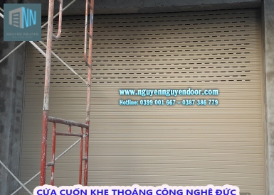 CỬA CUỐN KHE THOÁNG CÔNG NGHỆ ĐỨC TẠI BẠC LIÊU