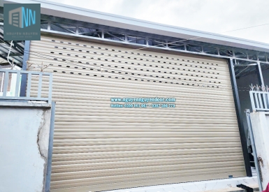 CỬA CUỐN LÁ BÍT CÔNG NGHỆ ĐỨC TẠI TRẦN HƯNG ĐẠO THỦ ĐỨC