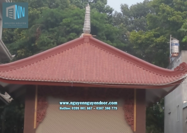 CÔNG TRÌNH CỬA CUỐN ĐIỆN ĐỊA TẠNG CHÙA PHỔ QUANG
