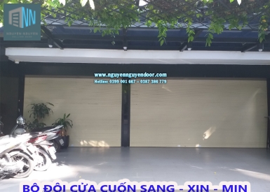 CÔNG TRÌNH CỬA CUỐN KHE THOÁNG CÔNG NGHỆ ĐỨC TẠI NGUYỄN ĐÌNH CHIỂU, Q3, TP HCM