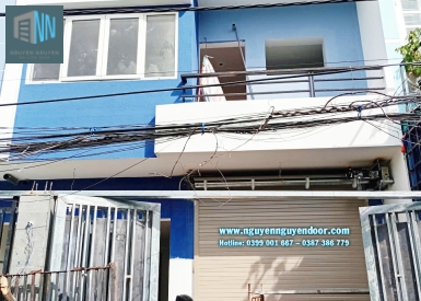 CỬA CUỐN KHE THOÁNG CÔNG NGHỆ ĐỨC TẠI ĐƯỜNG Ụ GHE THỦ ĐỨC