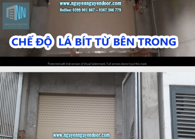 CÔNG TRÌNH CỬA CUỐN LÁ ĐỨC ANH HƯƠNG QL1A