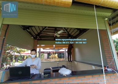 CÔNG TRÌNH CỬA CUỐN BỐN MÙA COFFEE THANH ĐA