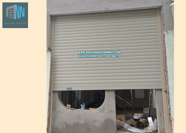 CÔNG TRÌNH CỬA CUỐN LÁ BÍT CÔNG NGHỆ ĐỨC NHÀ ANH TÂM QL13