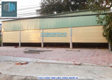 CỬA CUỐN TẤM LIỀN CÔNG NGHỆ ÚC TẠI CẦN ĐƯỚC LONG AN