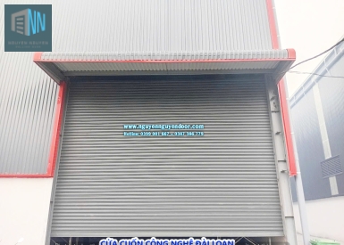 CỬA CUỐN CÔNG NGHỆ ĐÀI LOAN MÀU XÁM 