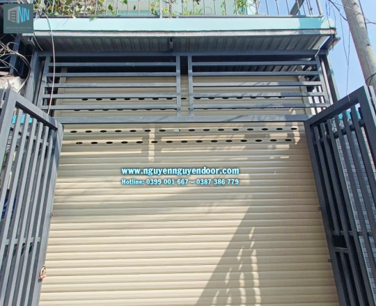 CỬA CUỐN KHE THOÁNG CÔNG NGHỆ ĐỨC TẠI TAM CHÂU TÔ NGỌC VÂN