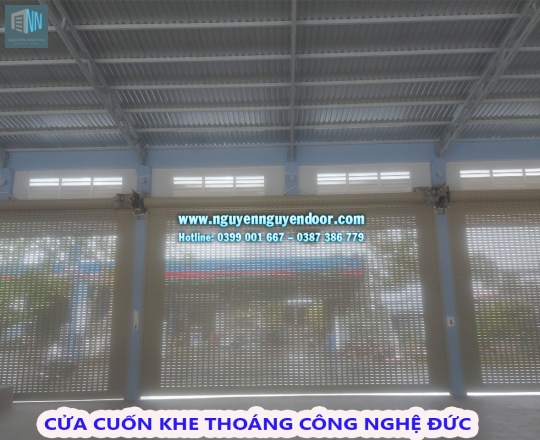 CỬA CUỐN KHE THOÁNG CÔNG NGHỆ ĐỨC TẠI QUẬN 2 – P1