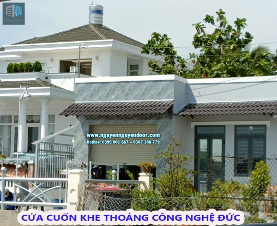 CỬA CUỐN KHE THOÁNG CÔNG NGHỆ ĐỨC TẠI THANH ĐA, BÌNH THẠNH