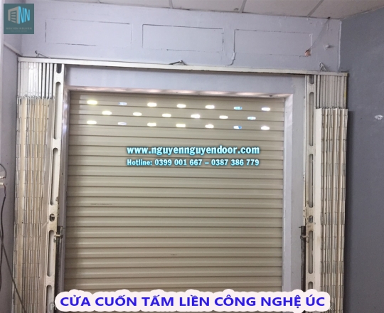 CỬA CUỐN TẤM LIỀN CÔNG NGHỆ ÚC TẠI ĐƯỜNG THỐNG NHẤT, BÌNH THỌ, THỦ ĐỨC