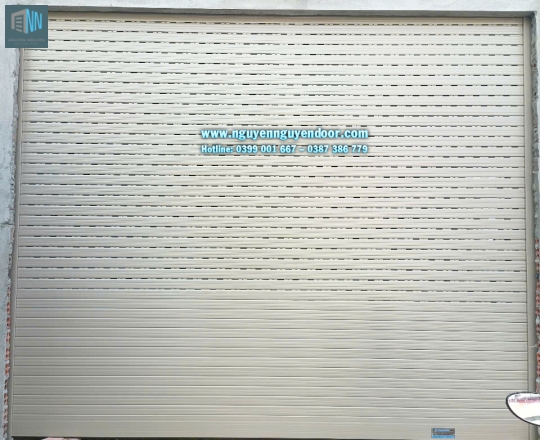 CỬA CUỐN KHE THOÁNG CÔNG NGHỆ ĐỨC CÔNG TRÌNH TẠI QUẬN 2