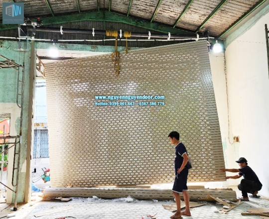 CỬA CUỐN KHE THOÁNG CÔNG NGHỆ ĐỨC TẠI BÌNH CHÁNH