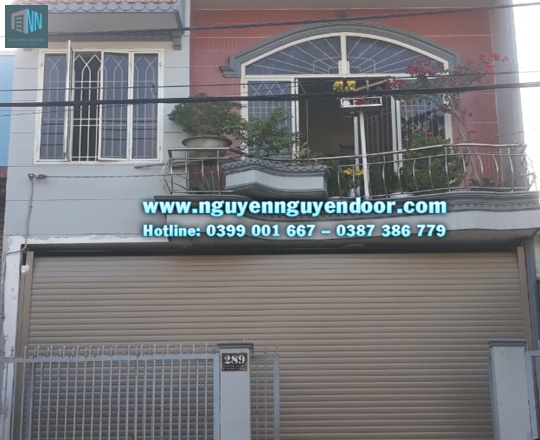 CỬA CUỐN LÁ BÍT CÔNG NGHỆ ĐỨC TẠI ĐƯỜNG LINH ĐÔNG, THỦ ĐỨC