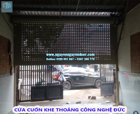 CỬA CUỐN KHE THOÁNG CÔNG NGHỆ ĐỨC TẠI HÓC MÔN, TP HCM