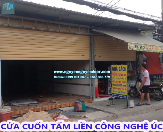 CÔNG TRÌNH CỬA CUỐN TẤM LIỀN CÔNG NGHỆ ÚC ĐƯỜNG SỐ 10, TAM BÌNH, THỦ ĐỨC