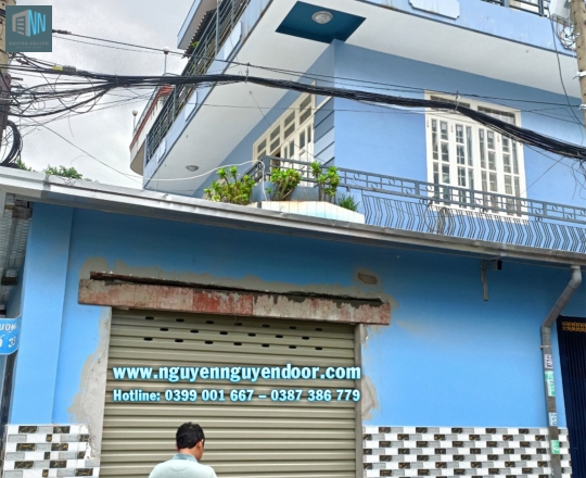CỬA CUỐN TẤM LIỀN ĐẨY TAY CÔNG NGHỆ ÚC TẠI LINH ĐÔNG, THỦ ĐỨC - PHẦN 1