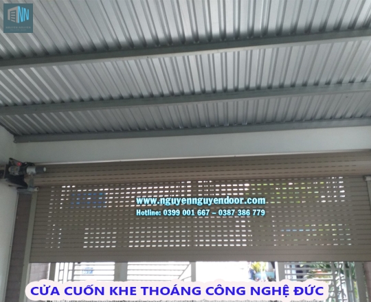 CỬA CUỐN KHE THOÁNG CÔNG NGHỆ ĐỨC – P3
