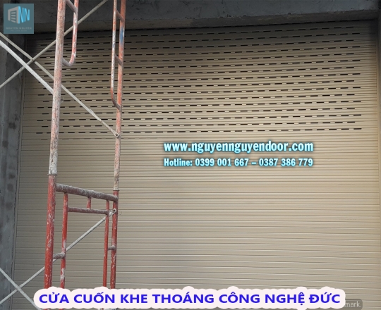 CỬA CUỐN KHE THOÁNG CÔNG NGHỆ ĐỨC TẠI BẠC LIÊU