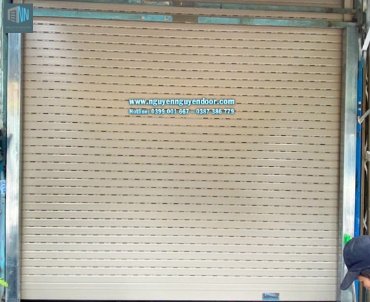 CỬA CUỐN KHE THOÁNG CÔNG NGHỆ ĐỨC TẠI ĐƯỜNG SỐ 10 TAM BÌNH