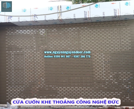 CỬA CUỐN KHE THOÁNG CÔNG NGHỆ ĐỨC TẠI LINH ĐÔNG, THỦ ĐỨC, TP HCM