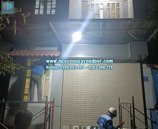 CỬA CUỐN KHE THOÁNG CÔNG NGHỆ ĐỨC TẠI NGÔ CHÍ QUỐC, BÌNH CHIỂU, THỦ ĐỨC