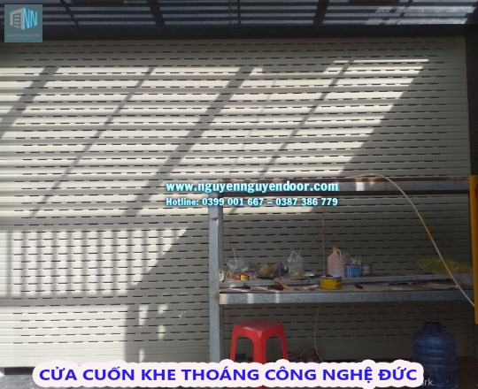 CÔNG TRÌNH CỬA CUỐN KHE THOÁNG CÔNG NGHỆ ĐỨC TẠI BÌNH CHÁNH, TP HCM