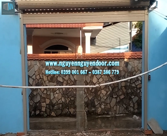 CÔNG TRÌNH CỬA CUỐN KHE THOÁNG CÔNG NGHỆ ĐỨC LÀM CỔNG TẠI Đ42, TAM BÌNH, THỦ ĐỨC