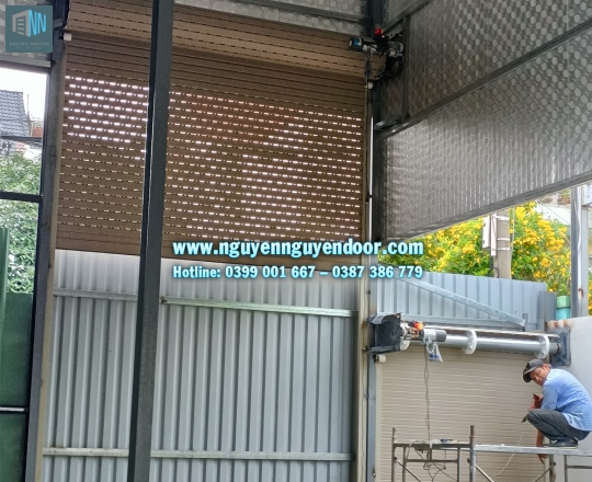 CÔNG TRÌNH CỬA CUỐN KHE THOÁNG CÔNG NGHỆ ĐỨC TẠI ĐS10, KDC HỒNG LONG, HIỆP BÌNH PHƯỚC, THỦ ĐỨC.