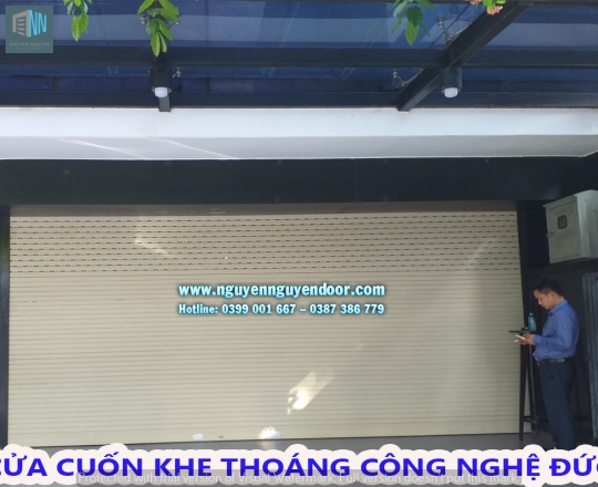 CÔNG TRÌNH CỬA CUỐN KHE THOÁNG CÔNG NGHỆ ĐỨC TẠI NGUYỄN ĐÌNH CHIỂU, Q3, TP HCM