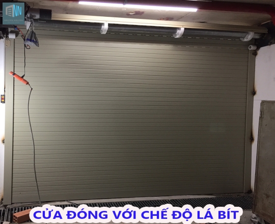 CỬA CUỐN KHE THOÁNG CÔNG NGHỆ ĐỨC LÀM CỬA HẦM TẠI VÕ VĂN TẦN, QUẬN 3