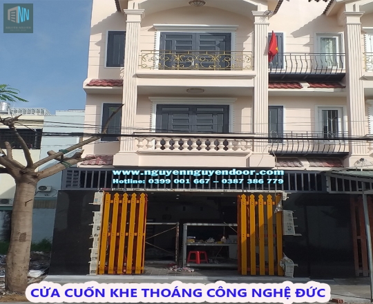 CÔNG TRÌNH CỬA CUỐN KHE THOÁNG CÔNG NGHỆ ĐỨC TẠI BÌNH CHÁNH, TP HCM