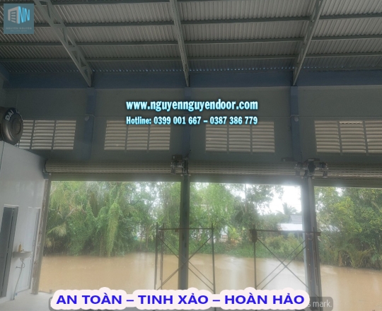 CỬA CUỐN KHE THOÁNG CÔNG NGHỆ ĐỨC – P2
