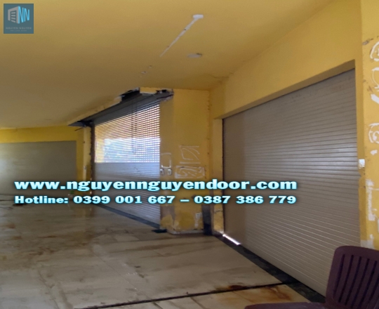 CỬA CUỐN KHE THOÁNG CÔNG NGHỆ ĐỨC TẠI NGUYỄN XÍ, BÌNH THẠNH