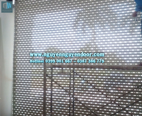 CÔNG TRÌNH CỬA CUỐN KHE THOÁNG CÔNG NGHỆ ĐỨC TẠI THỦ THỪA, LONG AN