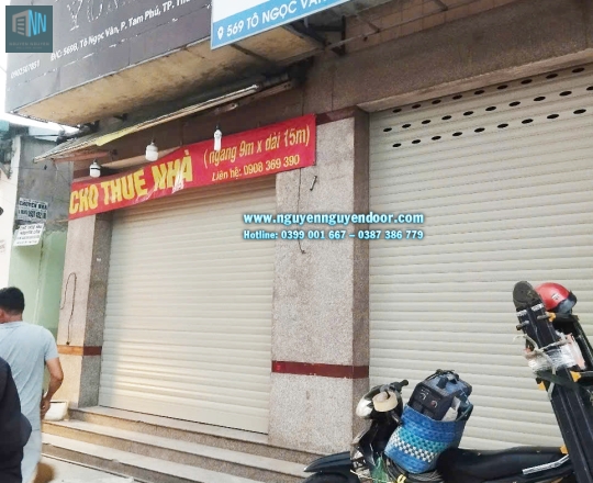 CỬA CUỐN KHE THOÁNG CÔNG NGHỆ ĐỨC TẠI 569 TÔ NGỌC VÂN